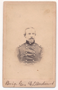 CHEST-UP CDV OF UNION GENERAL GEORGE L. ANDREWS – PORT HUDSON OFFICER CHARLES WILKES – FAMOUS FOR HIS PART IN THE TRENT AFFAIR