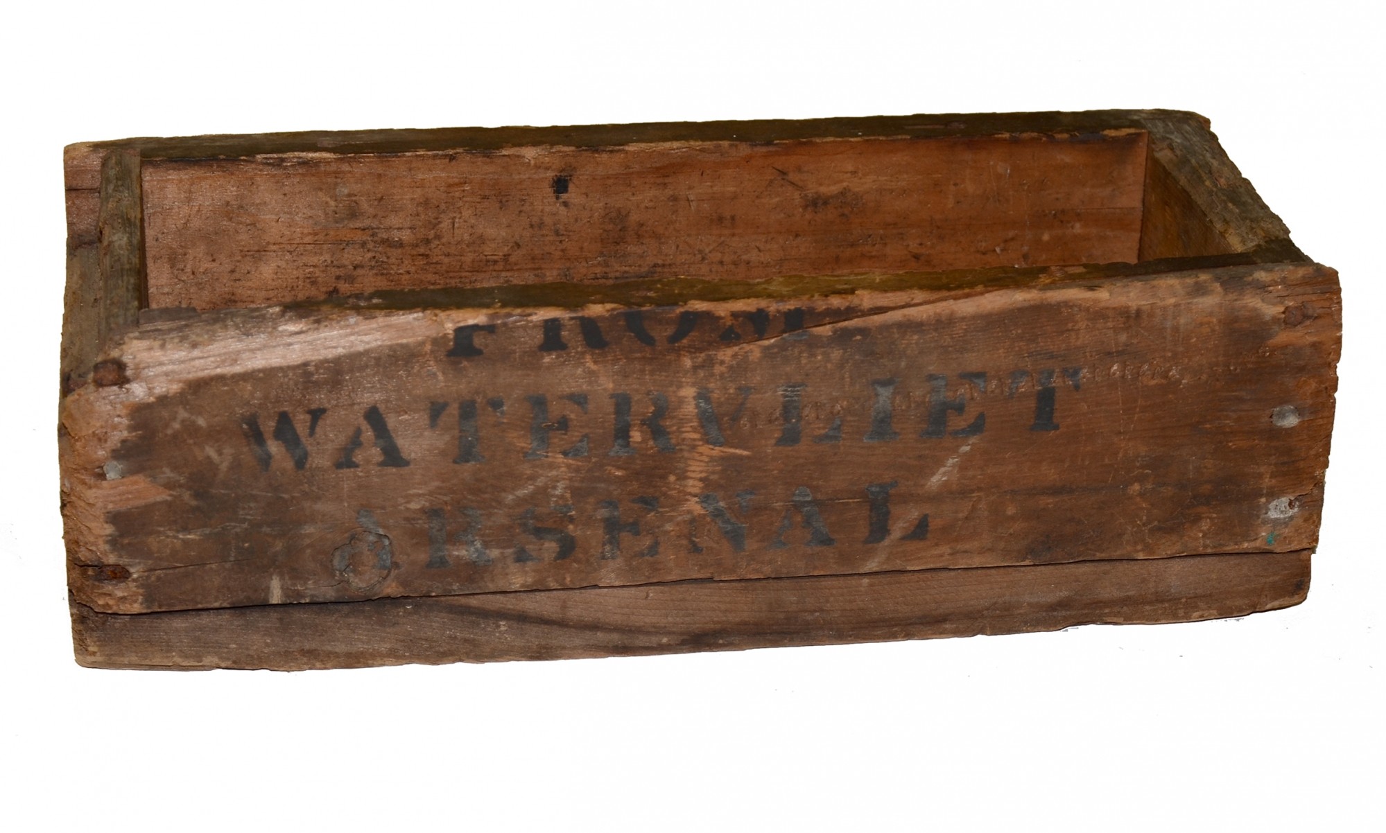 RARE AMMUNITION CRATE .36 CAL COLT AMMUNITION WATERVLIET ARSENAL