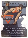 WORKERS LEND YOUR STRENGTH TO THE RED TRIANGLE