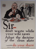 SIR - DON'T WASTE WHILE YOUR WIFE SAVES