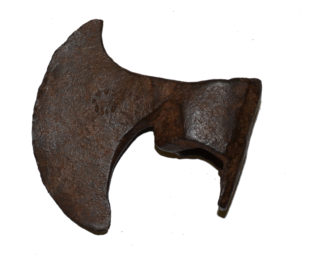 COLONIAL ERA AXE HEAD RECOVERED IN AREA OF FORT TICONDEROGA — Horse Soldier