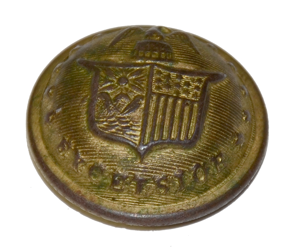 NEW YORK STATE “EXCELSIOR” JACKET BUTTON RECOVERED AT GETTYSBURG