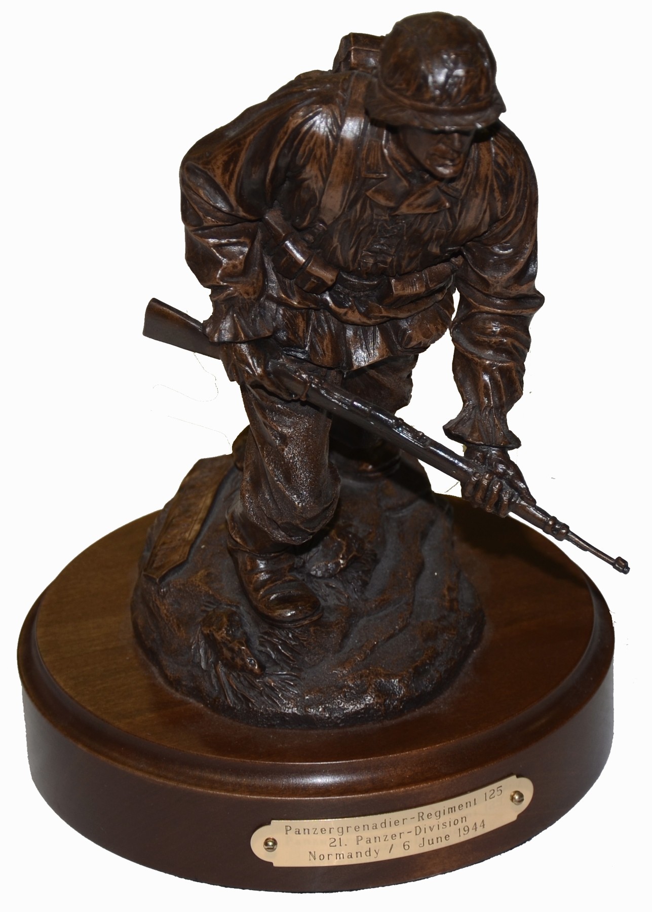 cold cast bronze military figures