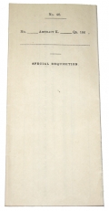 SPECIAL REQUISITION FORM NO. 40