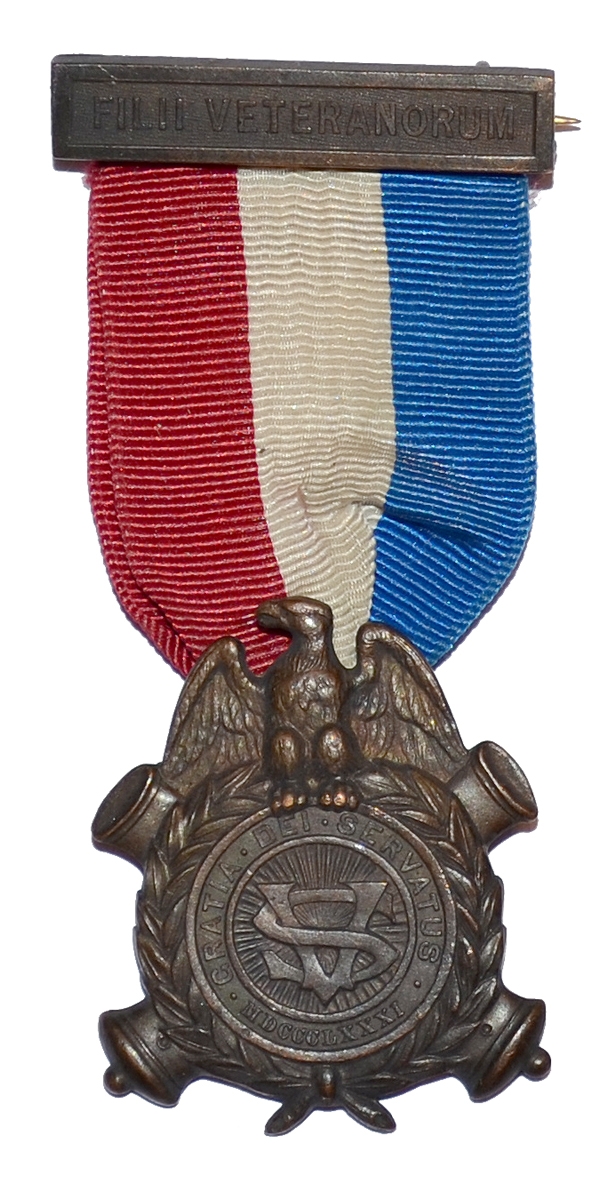 SONS OF UNION VETERAN S BADGE ISAAC DYER ESTATE COLONEL 15th MAINE