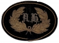 EXTREMELY SCARCE NEW HAMPHIRE OFFICER’S FALSE EMBROIDERED HAT INSIGNIA