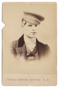 POST-WAR CABINET CARD PHOTO OF 2ND NEW HAMPSHIRE MUSICIAN