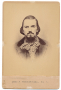 CABINET CARD – JONAS FORRISTAL, 2ND NEW HAMPSHIRE INFANTRY
