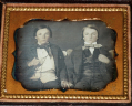 SIXTH PLATE DAGUERREOTYPE OF TWO YOUNG BROTHERS 