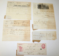 LOT OF DOCUMENTS RELATED TO GETTYSBURG’S FAHNESTOCK & BROS.