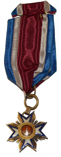 UNISSUED MILITARY ORDER OF THE LOYAL LEGION MEDAL & RIBBON