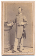 FULL STANDING VIEW OF LIEUTENANT JOHN S. LANIER WHO SERVED ON THE STAFFS OF GENERALS POLK AND GARDNER – CAPTURED AT PORT HUDSON