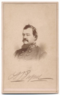 LITHOGRAPHED CDV OF CONFEDERATE GENERAL ABRAHAM BUFORD