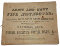 US CIVIL WAR 1861 ARMY AND NAVY FIFE INSTRUCTOR MUSIC BOOK 
