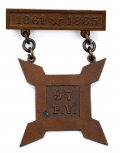 97th PENNSYLVANIA VETERAN’S BADGE IN THE FORM OF A TENTH CORPS BADGE