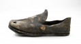 SCARCE CIVIL WAR ARMY ISSUE BROGAN ALTERED TO A BARRACKS SHOE AT FORT PEMBINA
