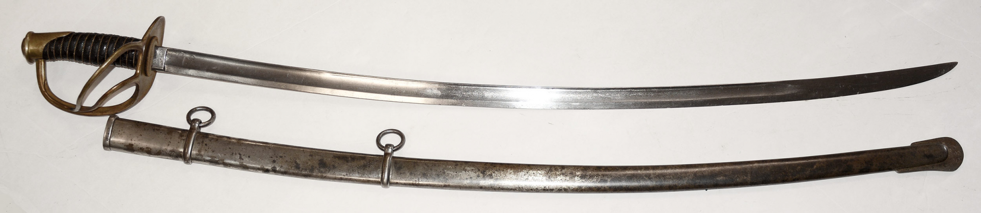 EXCELLENT MODEL 1860 CAVALRY SABER WITH SCABBARD
