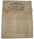 THE RECORD OF NEWS, HISTORY AND LITERATURE - RICHMOND, AUGUST 27, 1863