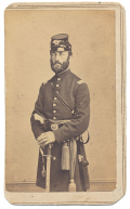 THREE-QUARTER STANDING VIEW OF 127TH NEW YORK CAPTAIN WILLIAM HOWLAND