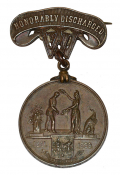 WEST VIRGINIA HONORABLY DISCHARGED MEDAL: 1st WEST VIRGINIA CAVALRY