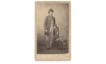 CDV OF 1ST BATTALION MASSACHUSETTS HEAVY ARTILLERY SOLDIER