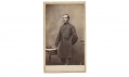 THREE QUARTER STANDING VIEW OF A HOSPITAL STEWARD