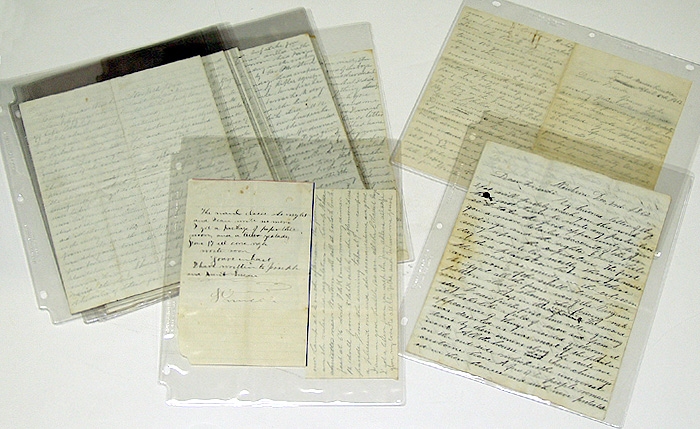 SOLDIER LETTER & CDV GROUPING - PRIVATE STEPHEN LINCOLN, CO. A, 45TH MASSACHUSETTS INFANTRY
