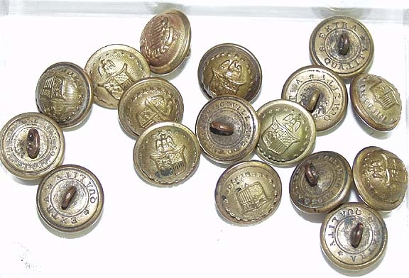 NEW YORK MILITIA CUFF BUTTON, NY30