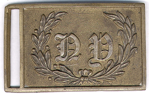 NEW YORK M1851 SWORD BELT PLATE - BILL GAVIN COLLECTION
