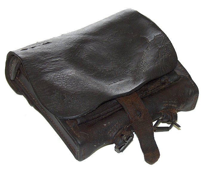 ATTIC CONDITION CONFEDERATE RICHMOND PATTERN CARTRIDGE BOX WITH SLING