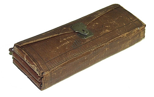 ORIGINAL MID-1800'S SURGEON'S POCKET MEDICAL KIT, COMPLETE WITH ASSORTED INSTRUMENTS
