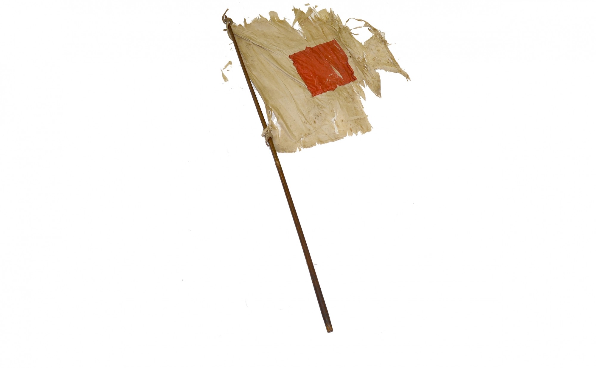 RARE CIVIL WAR FEDERAL SIGNAL FLAG FROM THE ESTATE OF NEW YORK CAVALRYMAN LIEUTENANT GEORGE STONE