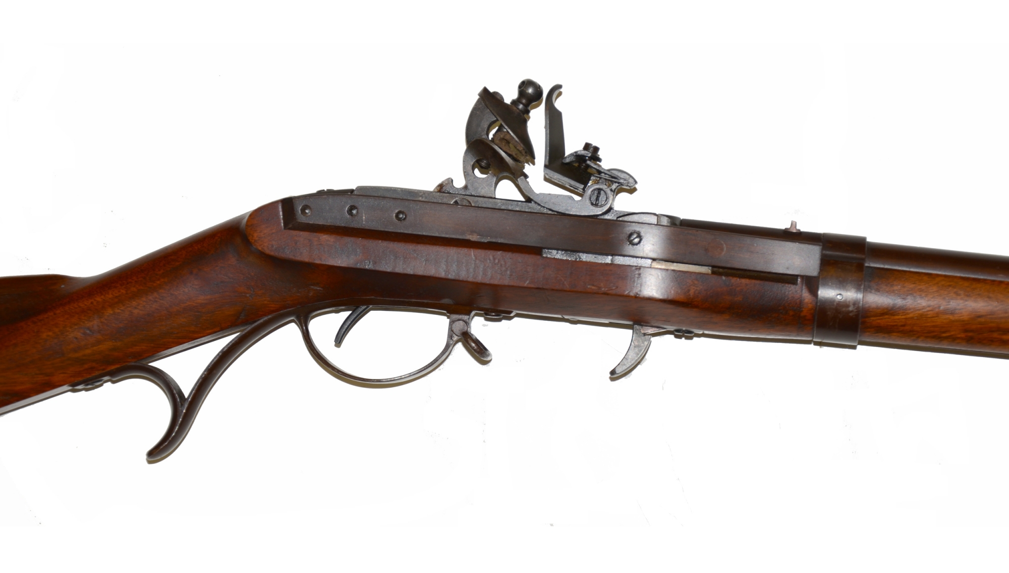 REMARKABLE HALL’S HARPERS FERRY M1819 BREECHLOADING FLINTLOCK RIFLE ...
