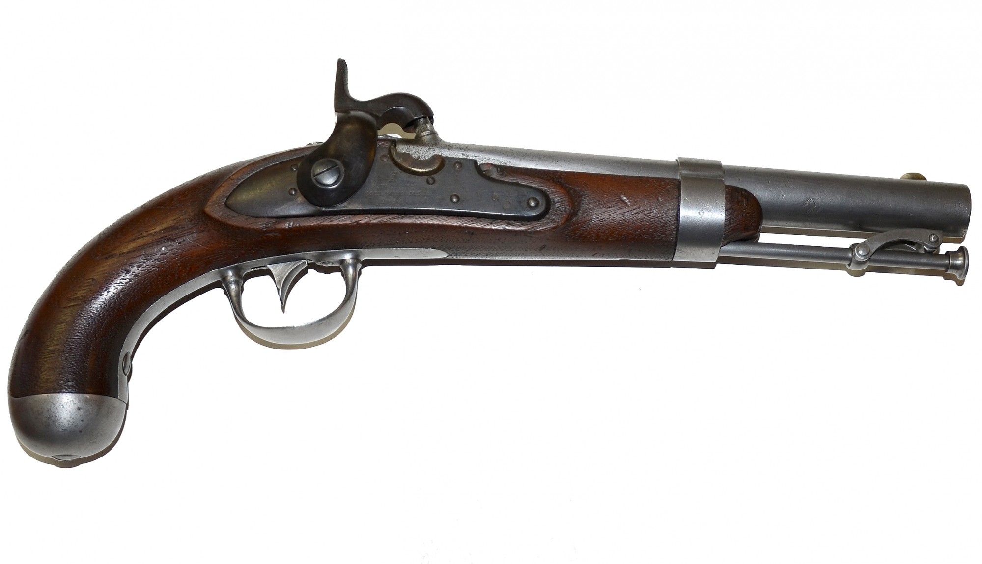 ‘A. WATERS’ ALTERATION SINGLE SHOT PERCUSSION PISTOL 