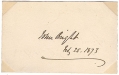 SIGNATURE - JOHN BRIGHT, BRITISH POLITICIAN