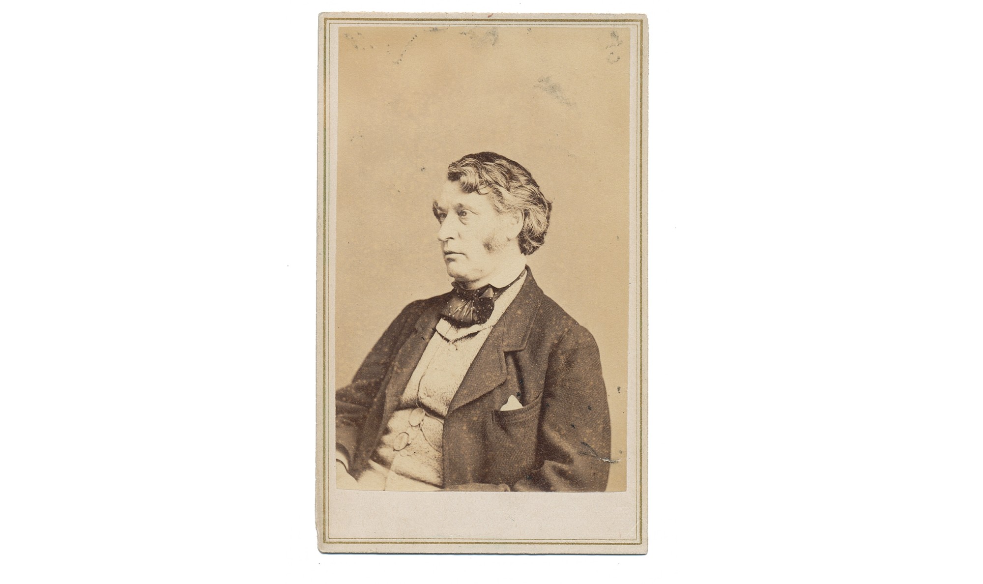 CDV OF SENATOR CHARLES SUMNER 