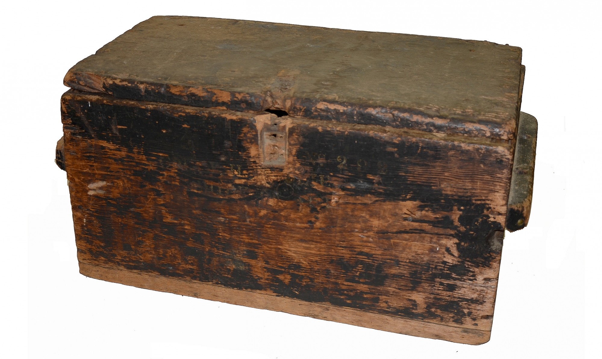 WATERVLIET ARSENAL ARTILLERY SHELL CRATE DATED NOVEMBER 1861 — Horse