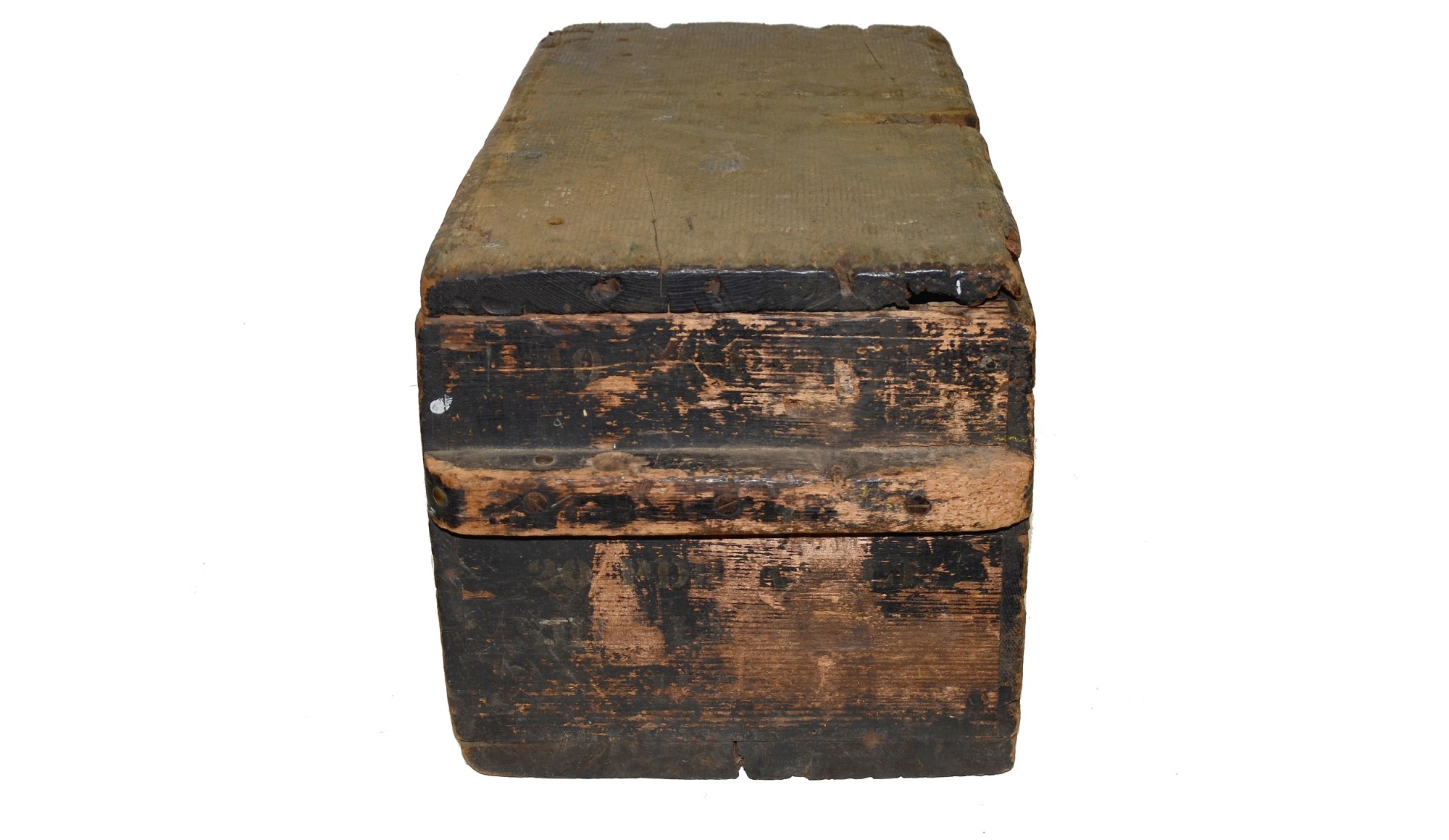 WATERVLIET ARSENAL ARTILLERY SHELL CRATE DATED NOVEMBER 1861 — Horse