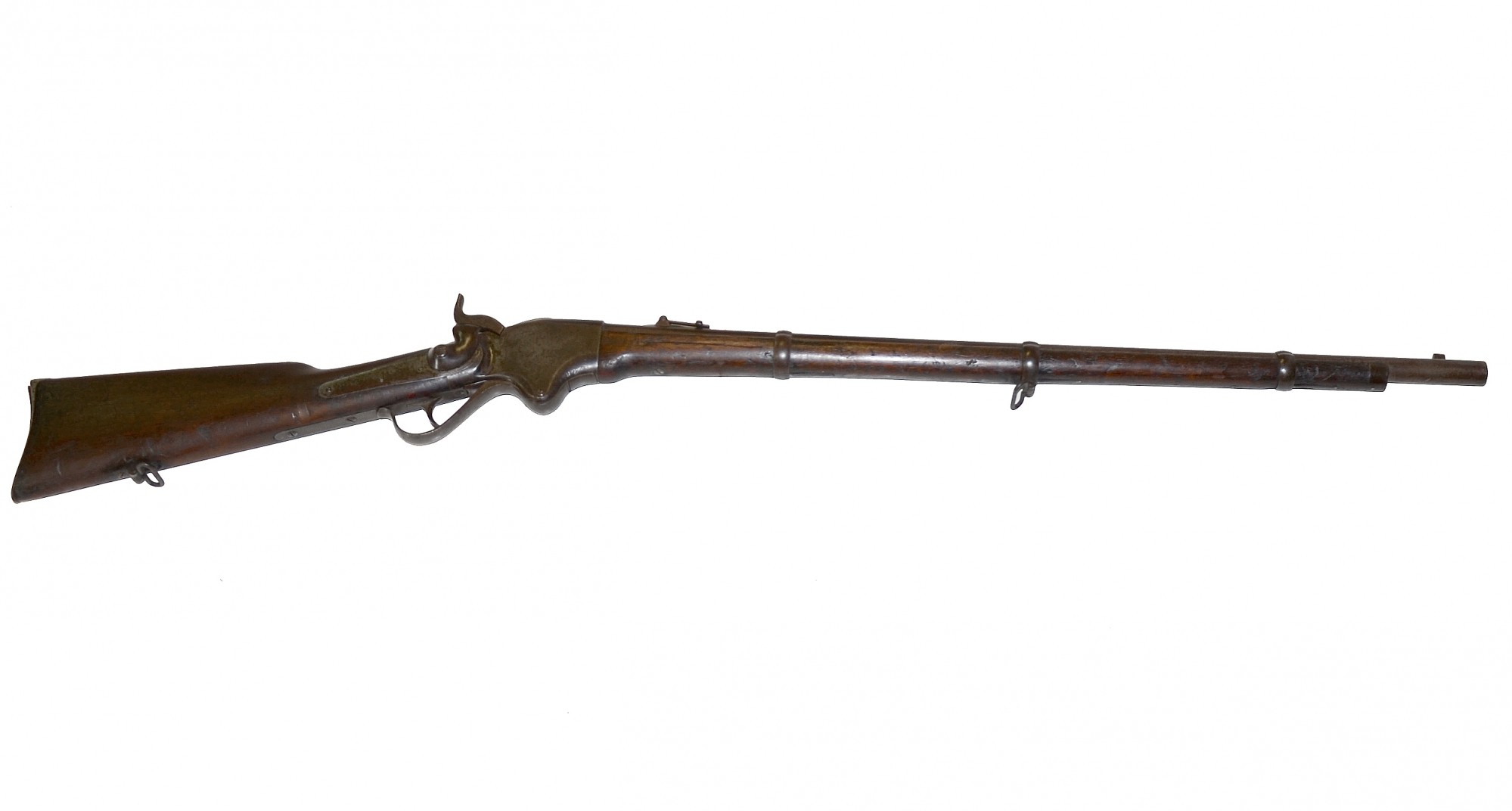 M1860 SPENCER RIFLE THAT BELONGED TO ROBERT MEEK, 5TH INDEPENDENT COMPANY, OHIO SHARPSHOOTERS