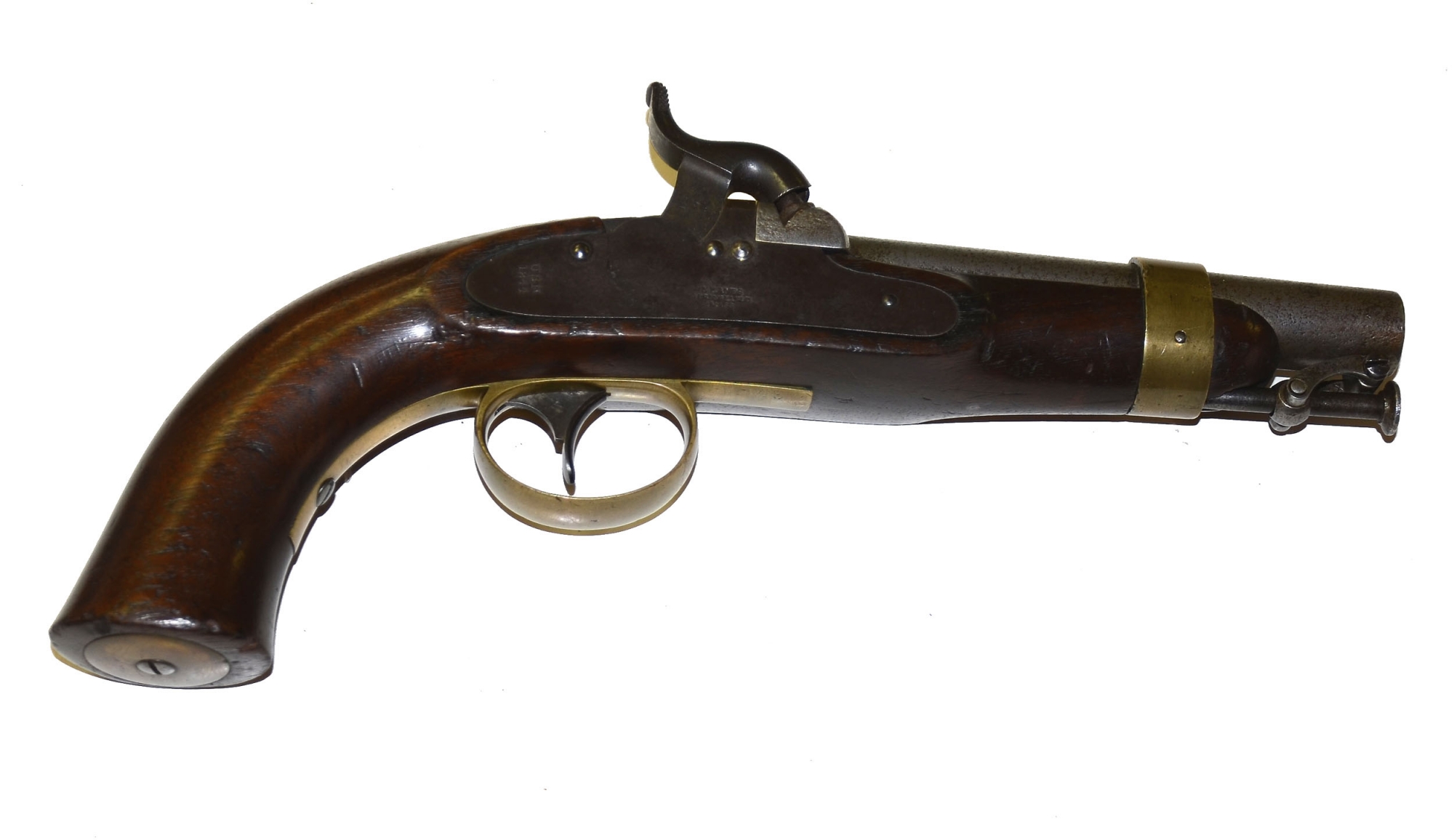 M1842 USN PISTOL DATED 1854