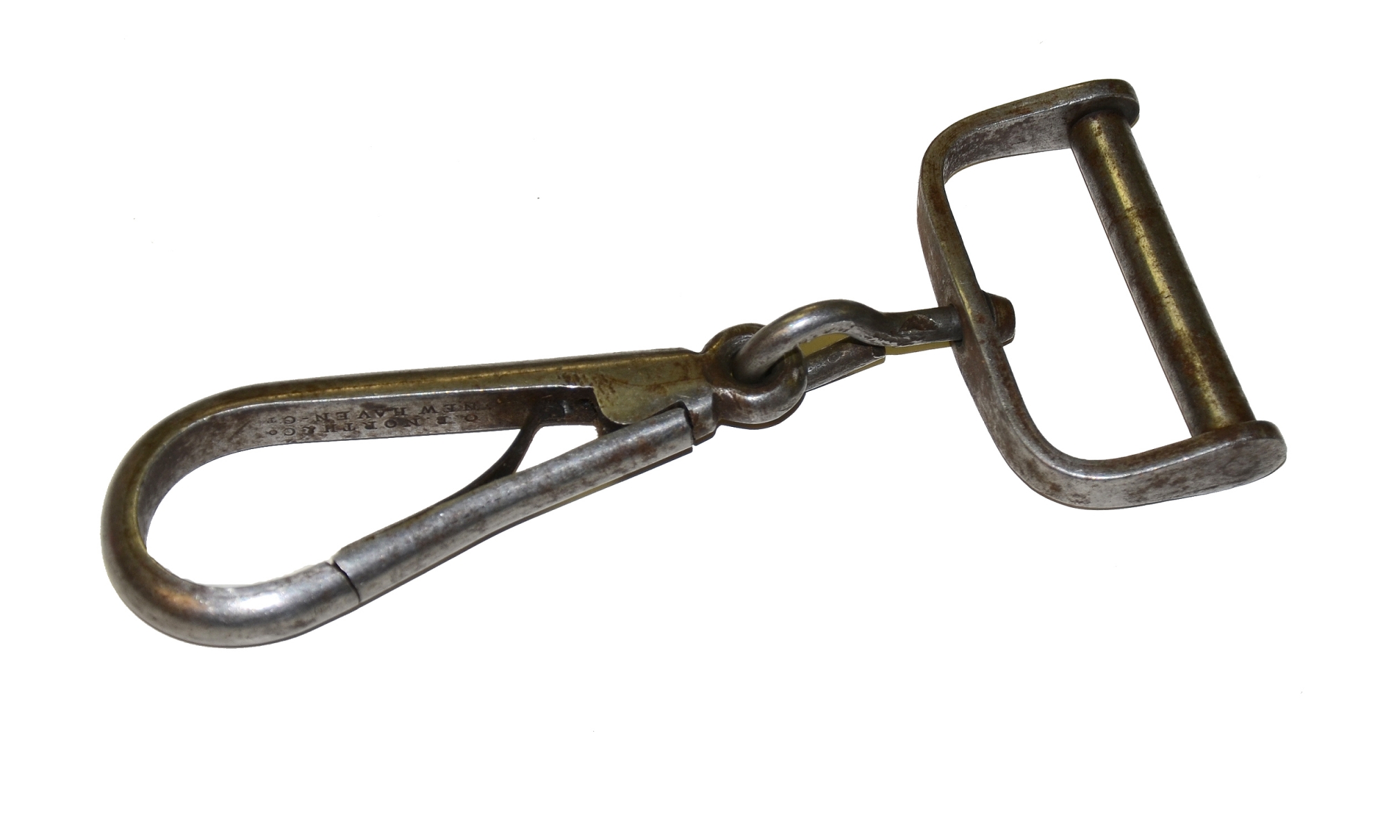 FINE, CONNECTICUT MAKER MARKED, CIVIL WAR CAVALRY CARBINE SWIVEL