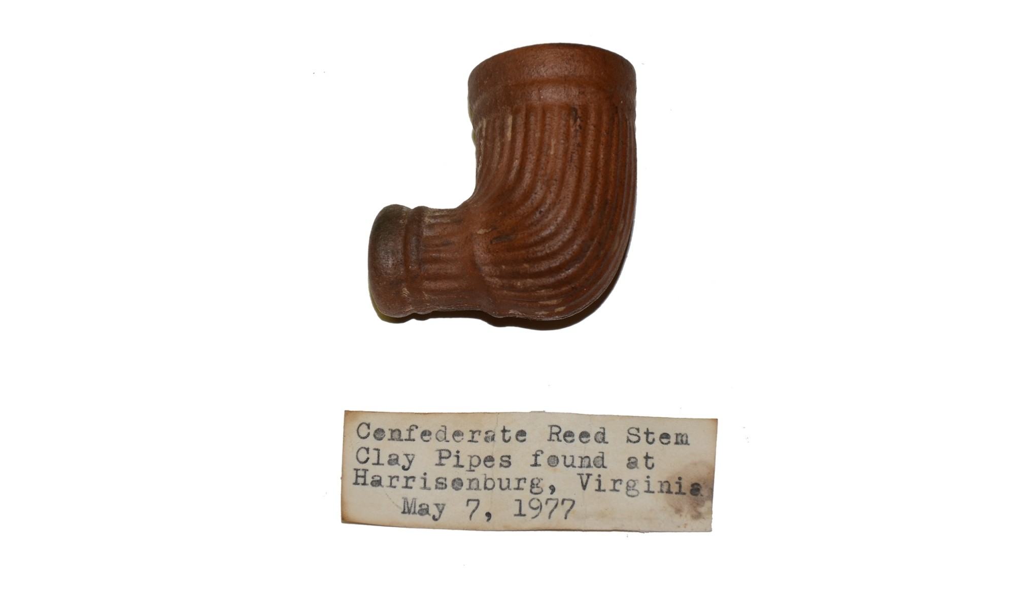 RED CLAY PIPE BOWL FROM THE VALLEY