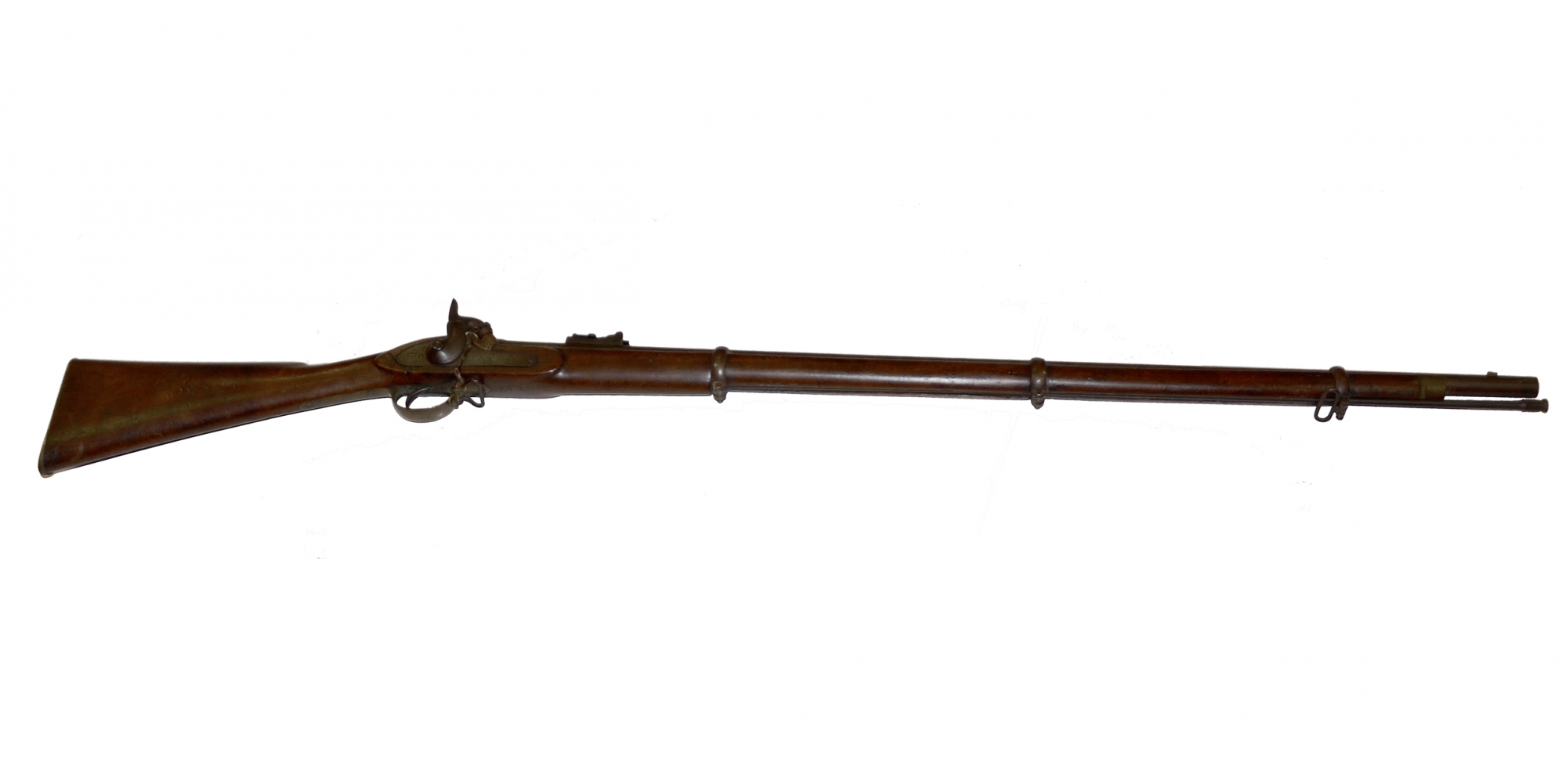 GREAT EXAMPLE OF AN 1853 PATTERN, CONFEDERATE SINCLAIR, HAMILTON & CO. MARKED TOWER MUSKET IDENTIFIED TO A NEW YORK INFANTRYMAN