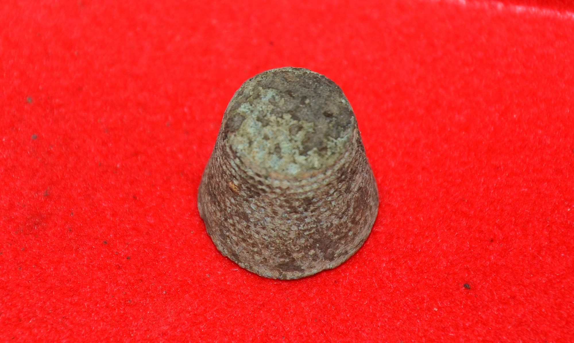 SMALL BRASS THIMBLE FROM GETTYSBURG — Horse Soldier