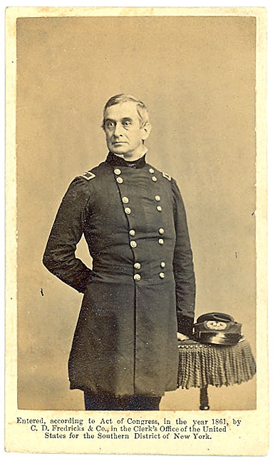 CDV 2/3 VIEW OF GEN. ROBERT ANDERSON