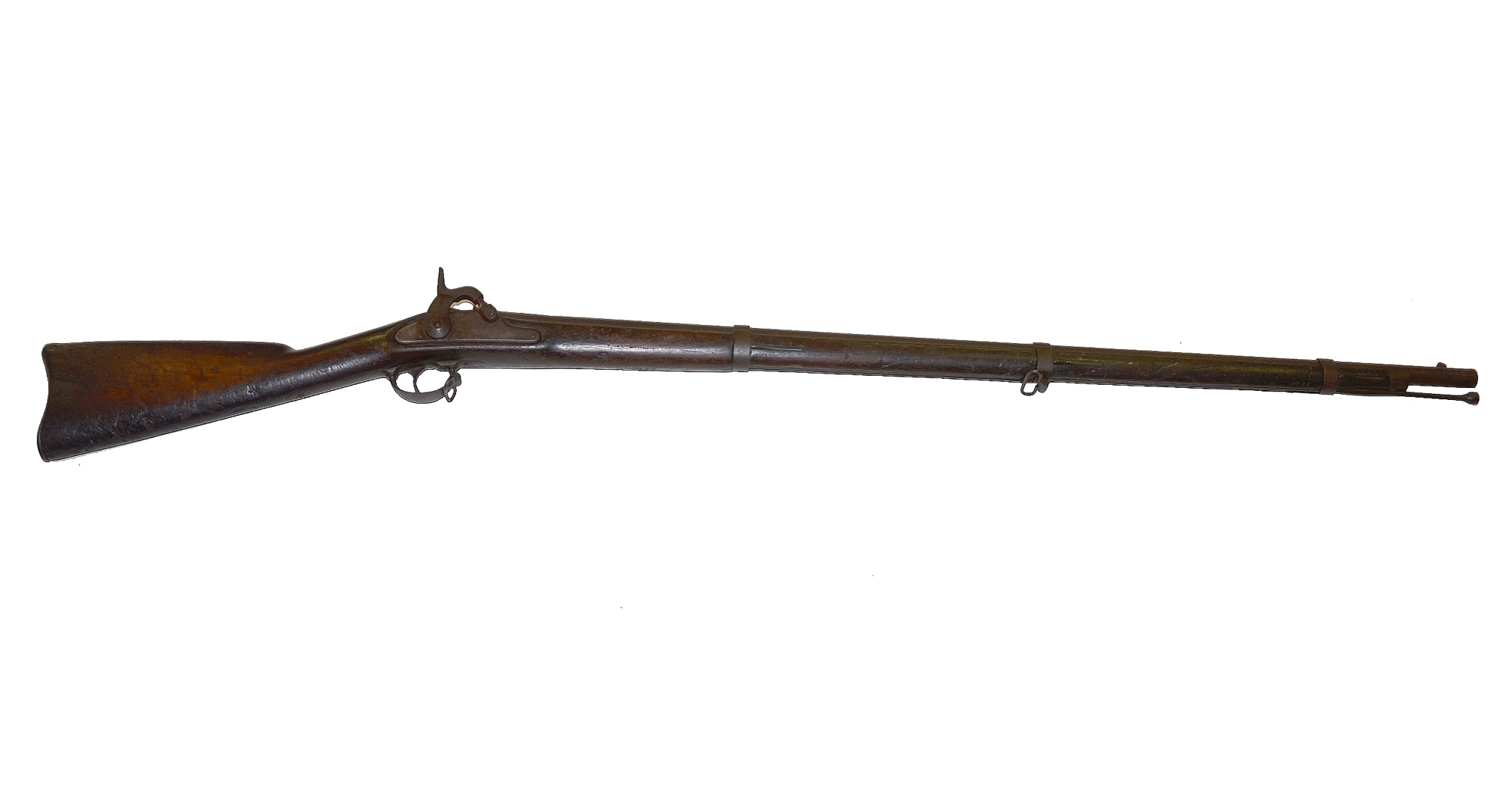 IDENTIFIED M1861 U.S. SPRINGFIELD RIFLE MUSKET DATED 1862