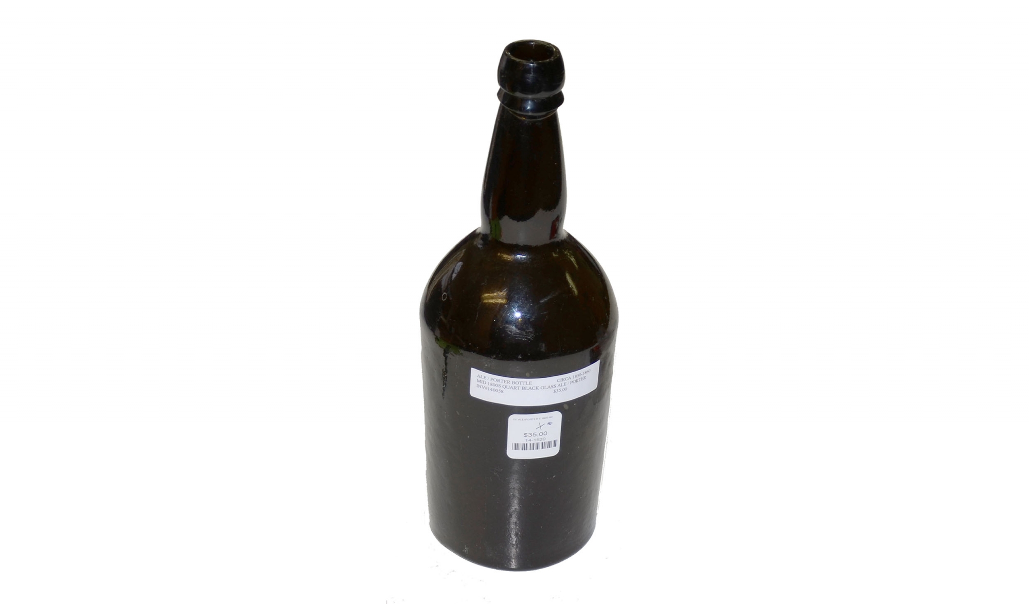 ALE / PORTER BOTTLE CIRCA 18301860 — Horse Soldier