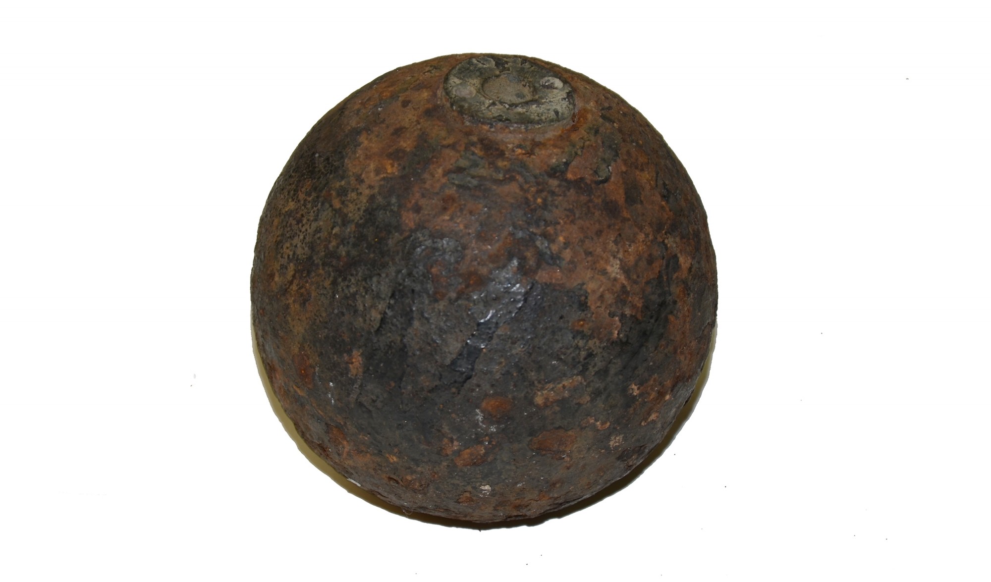 CONFEDERATE 4.52-INCH 12 POUND SPHERICAL SHELL