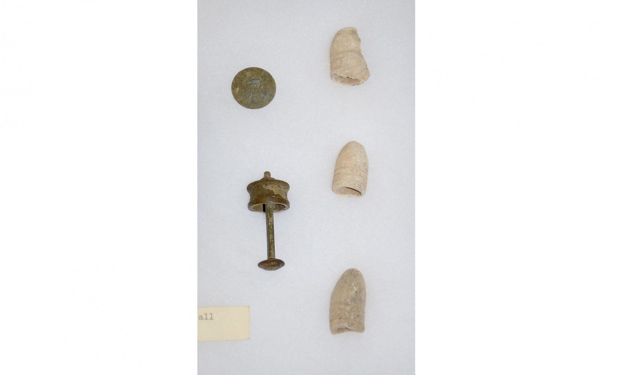 CASE OF GETTYSBURG RELICS — Horse Soldier