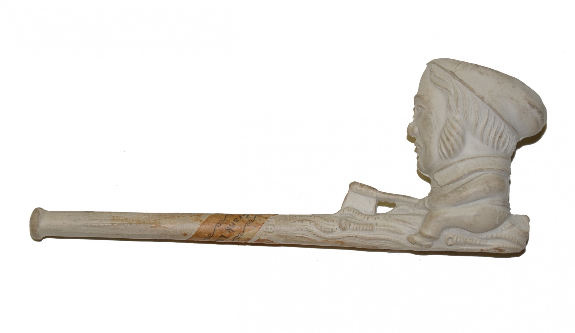 INTERESTING CLAY PIPE BY WALLY FRANK LTD.